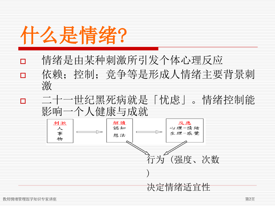 教师情绪管理医学知识专家讲座.pptx_第2页
