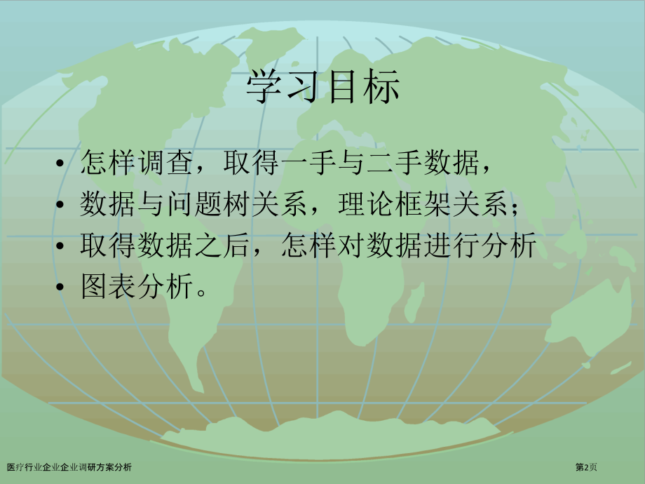 医疗行业企业企业调研方案分析.pptx_第2页