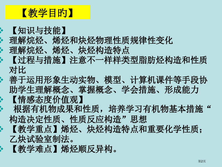 选修5有机化学基础脂肪烃公开课获奖课件.pptx_第2页