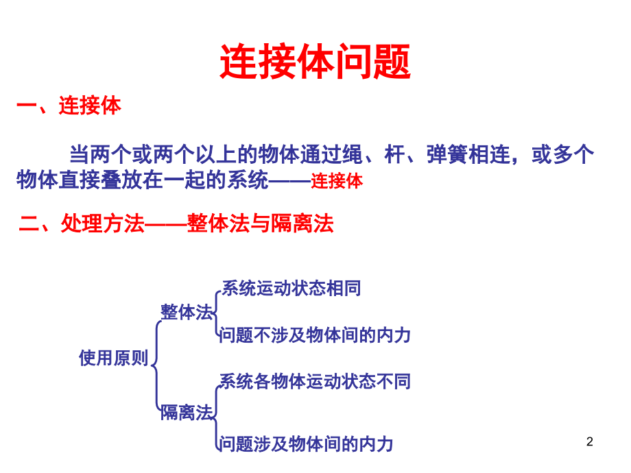 高三物理牛顿运动定律应用连接体问题(课堂PPT).ppt_第2页