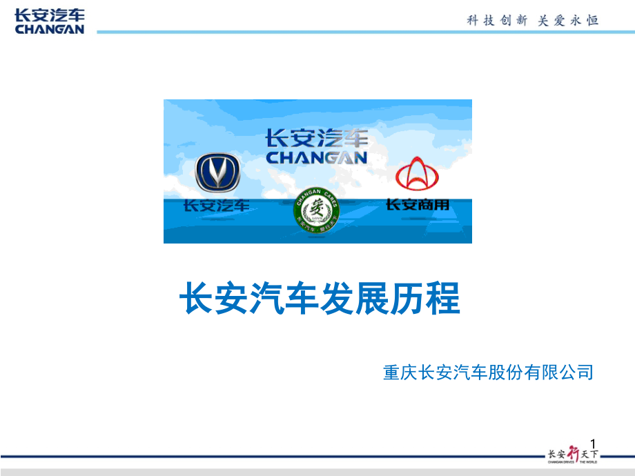 长安汽车发展历程(课堂PPT).ppt_第1页