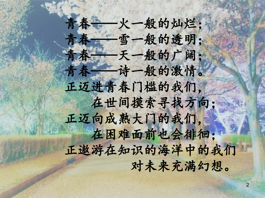 青春梦想主题班会(课堂PPT).ppt_第2页