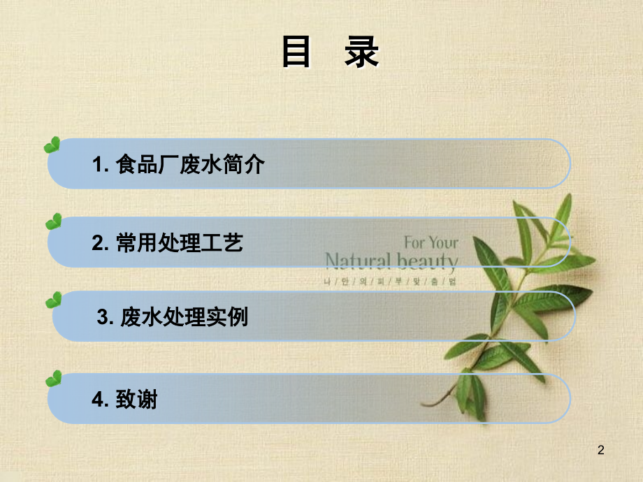 食品工厂污水处理工艺(课堂PPT).ppt_第2页