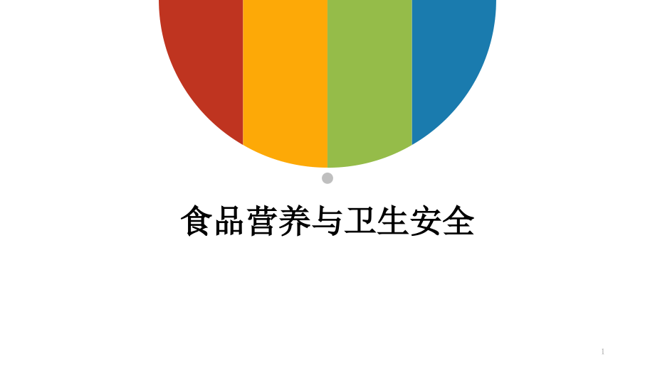 食品营养与卫生安全演示课件.ppt_第1页