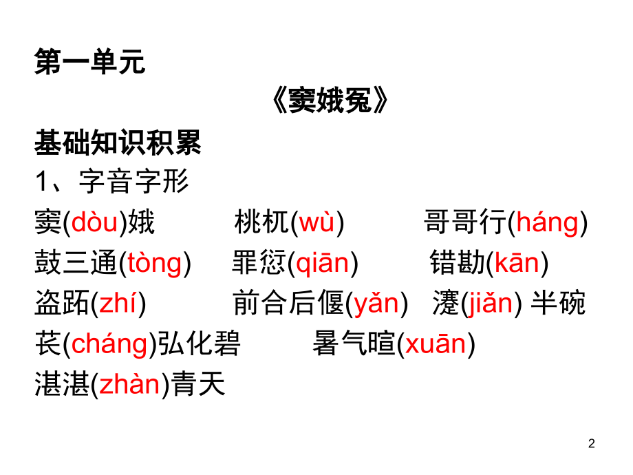 高中语文必修四基础知识复习(课堂PPT).ppt_第2页