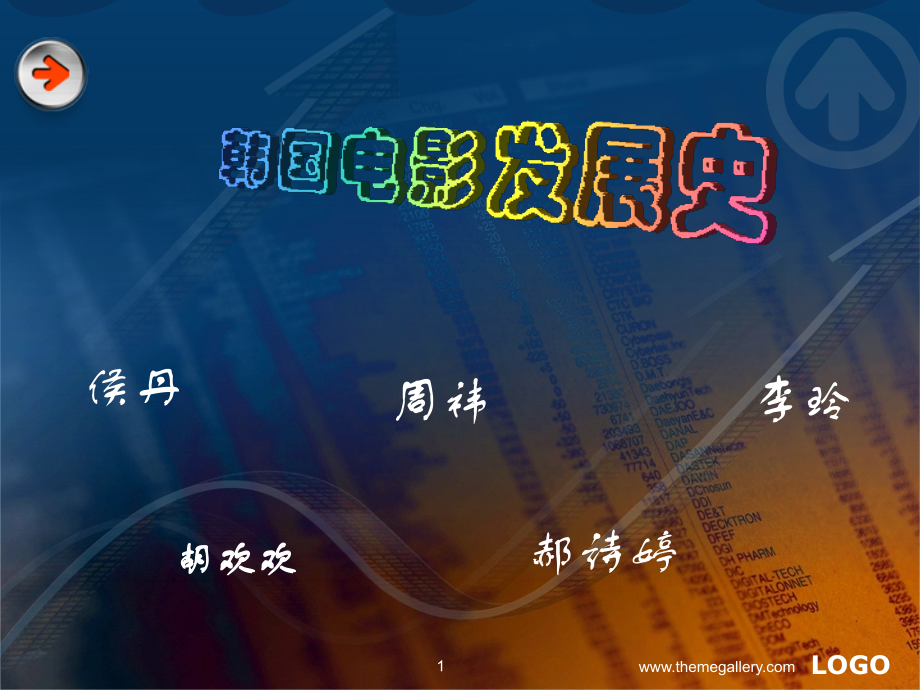 韩国电影的发展史(课堂PPT).ppt_第1页