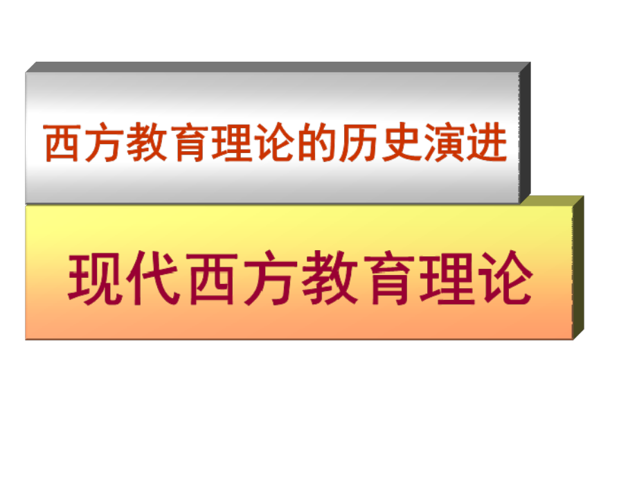 现代西方教育理论演示课件.ppt_第2页