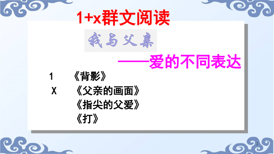 爱的不同表达-《背影》群文阅读.ppt_第2页