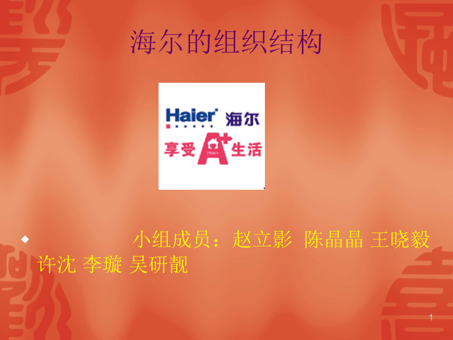 海尔的组织结构(课堂PPT).ppt_第1页