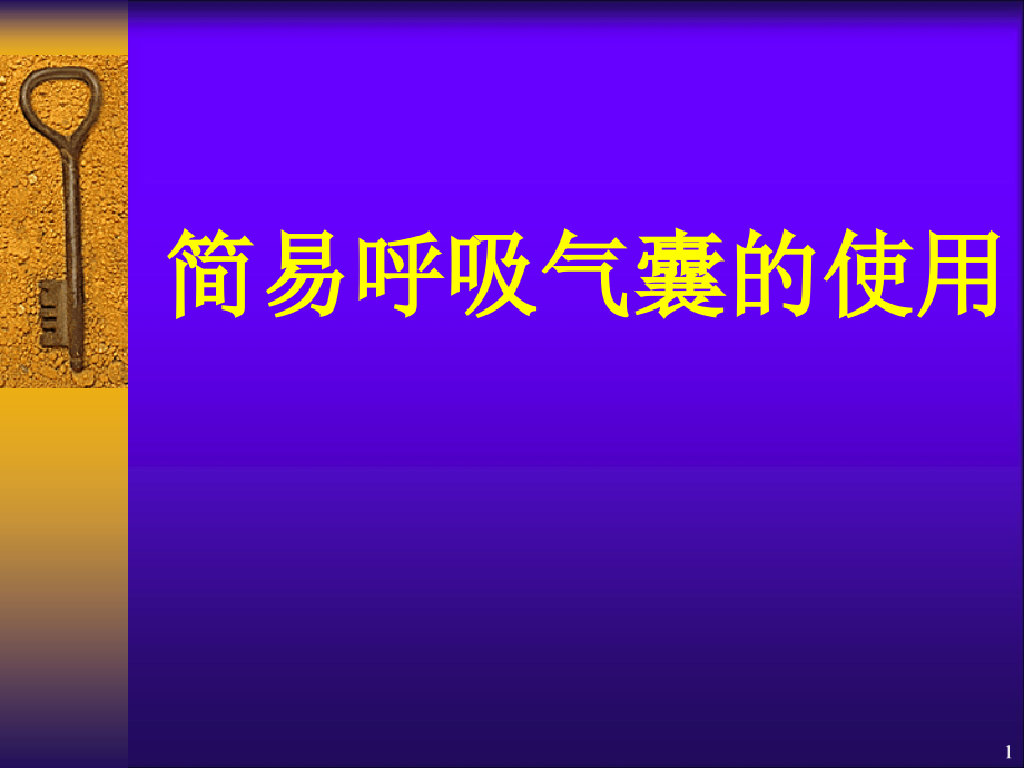 简易呼吸气囊使用PPT学习课件.ppt_第1页