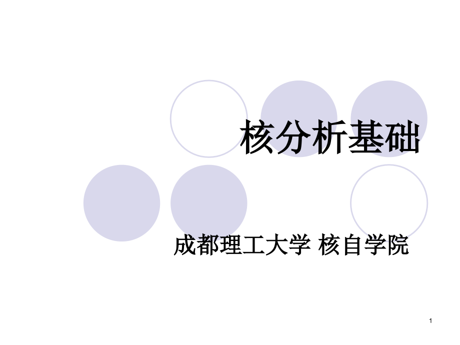 核分析技术演示课件.ppt_第1页