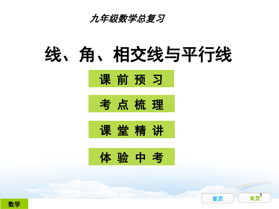 线、角、相交线与平行线(初三复习)(课堂PPT).ppt_第1页