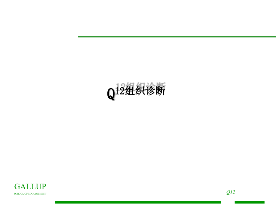 盖洛普Q12-组织诊断.ppt_第1页