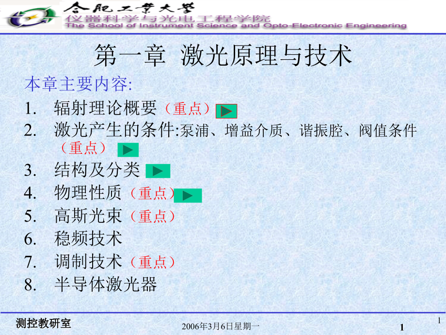 激光测量技术激光原理与技术.ppt_第1页