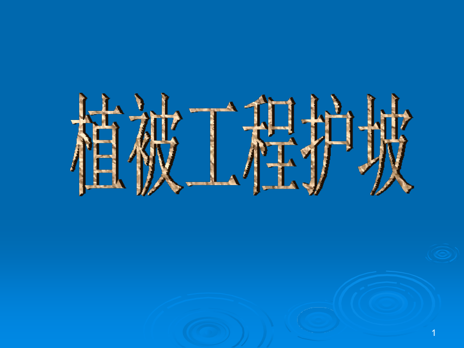 植被护坡.ppt_第1页