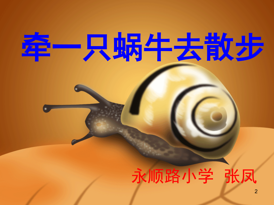 牵一只蜗牛去散步(精彩)..ppt_第2页