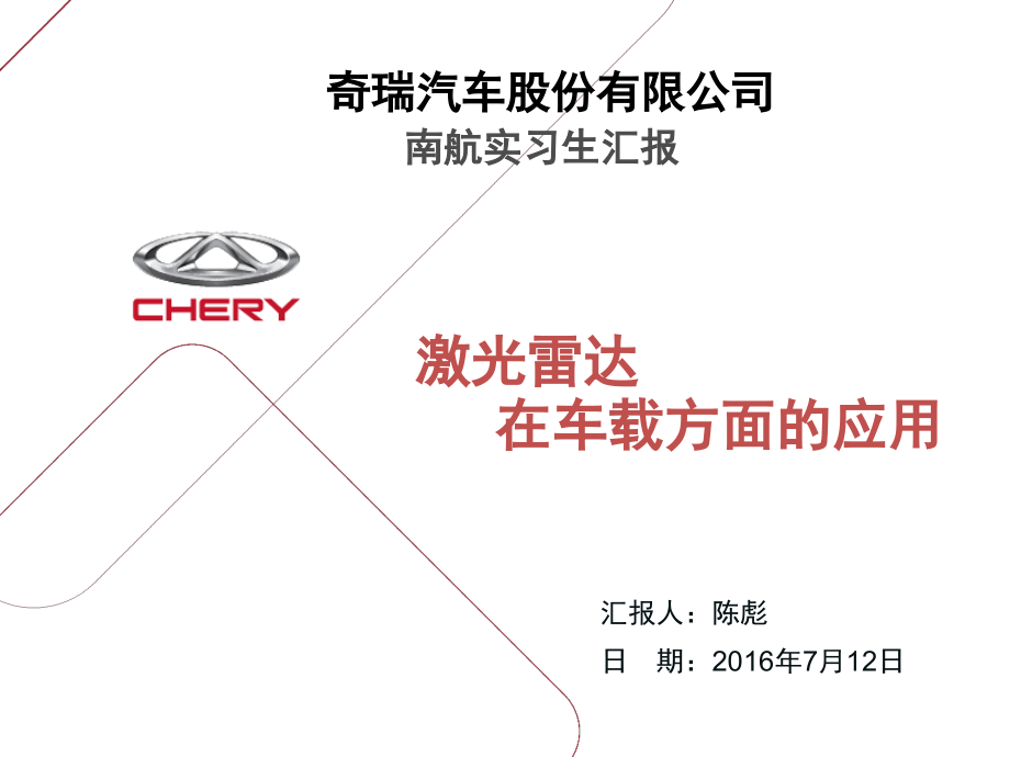 激光雷达车载应用演示幻灯片.ppt_第1页