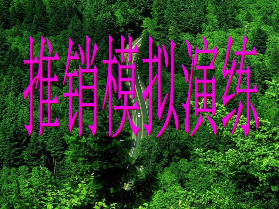推销模拟演练-文档资料.ppt_第1页