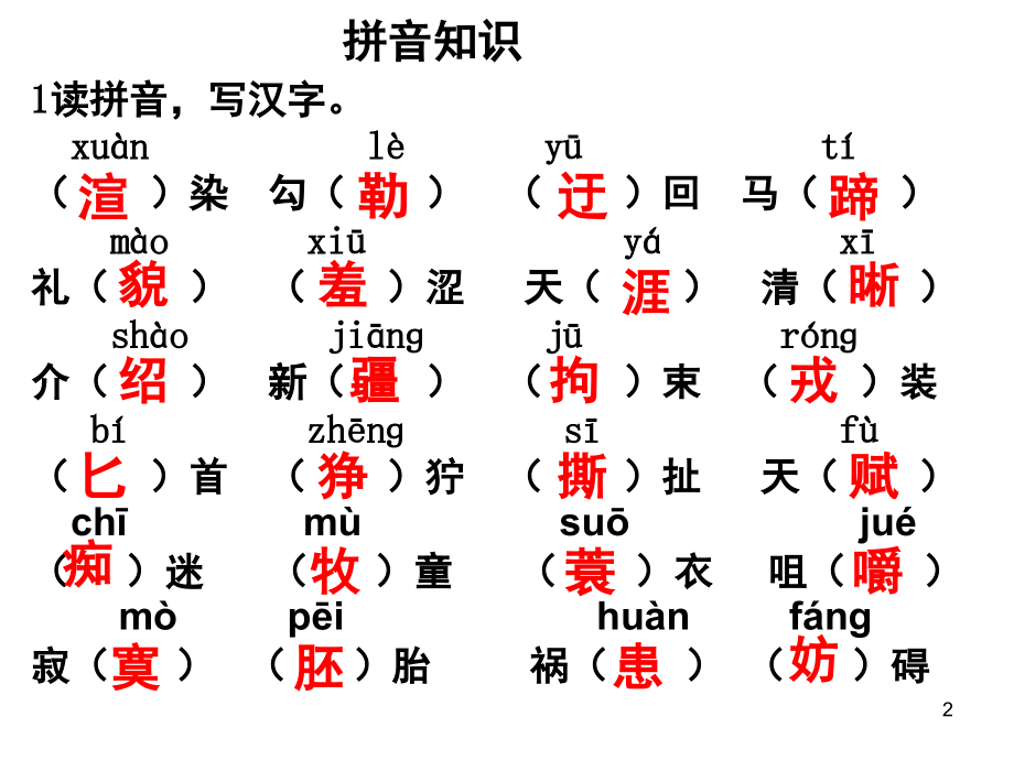 五年级下学期语文总复习含答案(课堂PPT).ppt_第2页