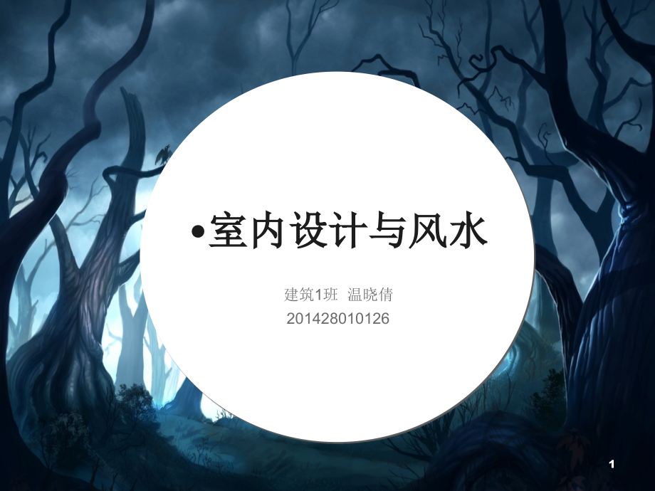 室内设计与风水-文档资料.ppt_第1页