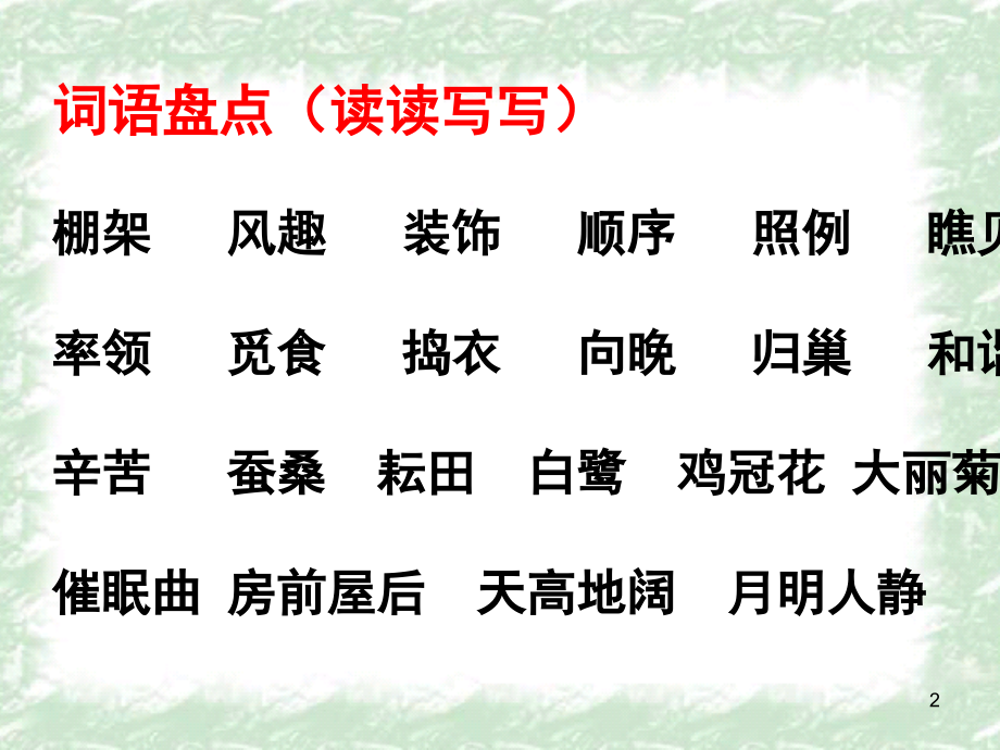 人教版四年级下册语文第六单元语文园地六-我的发现、日积月累(课堂PPT).ppt_第2页