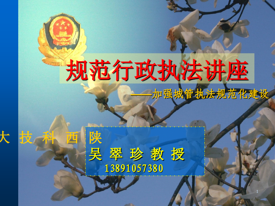 城管执法局执法规范PPT学习课件.ppt_第1页