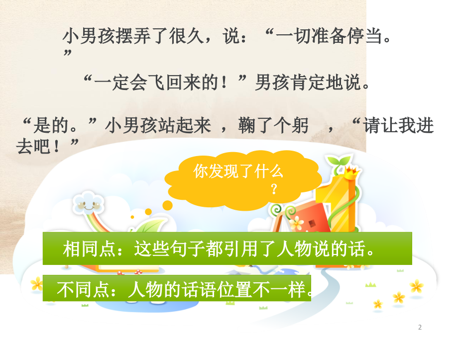 对话中提示语的标点符号(课堂PPT).ppt_第2页