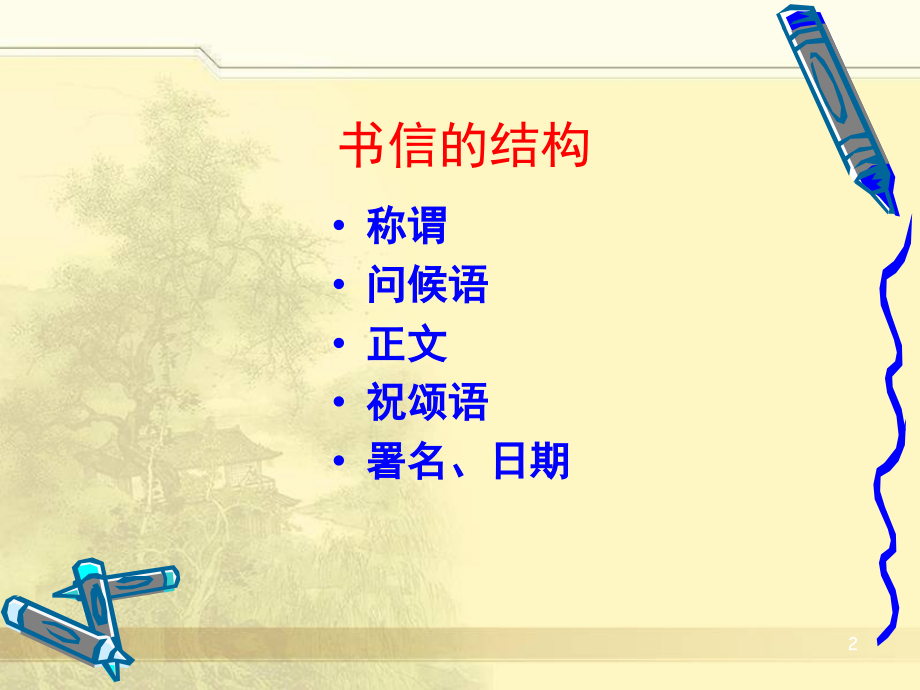 书信格式教学课件.ppt_第2页