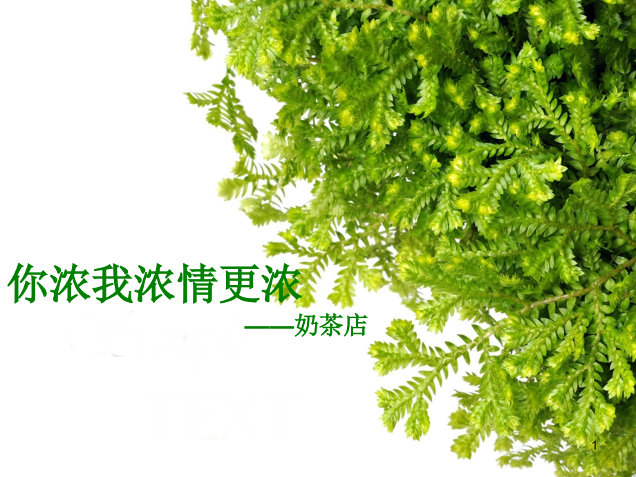 奶茶店促销方案.ppt_第1页