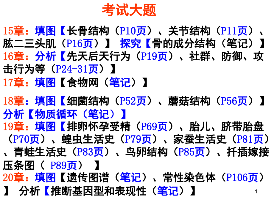 学生生物期末总复习(课堂PPT).ppt_第1页