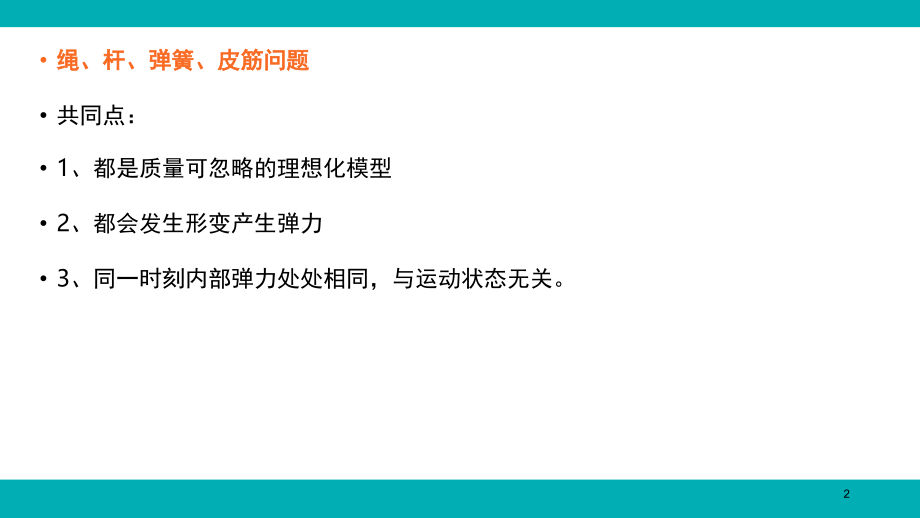 专题-物理-L16-弹簧和细绳连接体问题(课堂PPT).ppt_第2页