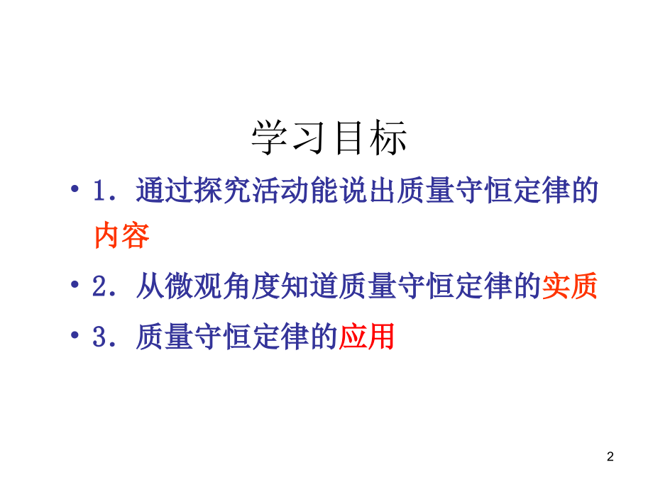 化学反应中的质量关系(课堂PPT).ppt_第2页