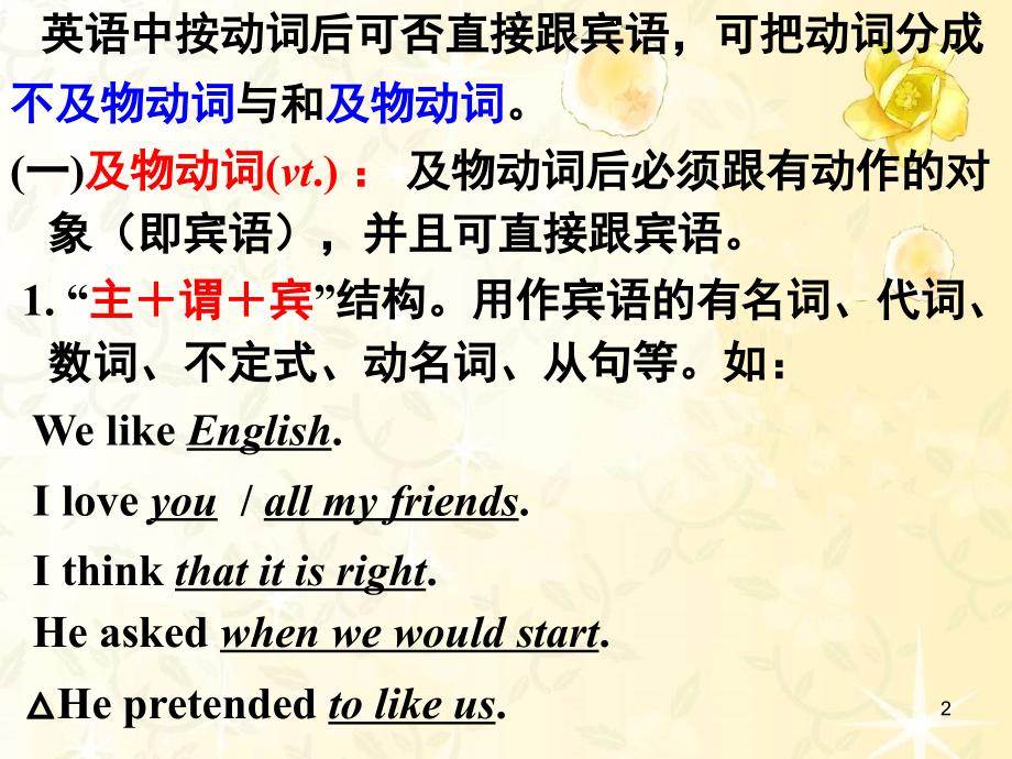 及物与不及物动词(课堂PPT).ppt_第2页