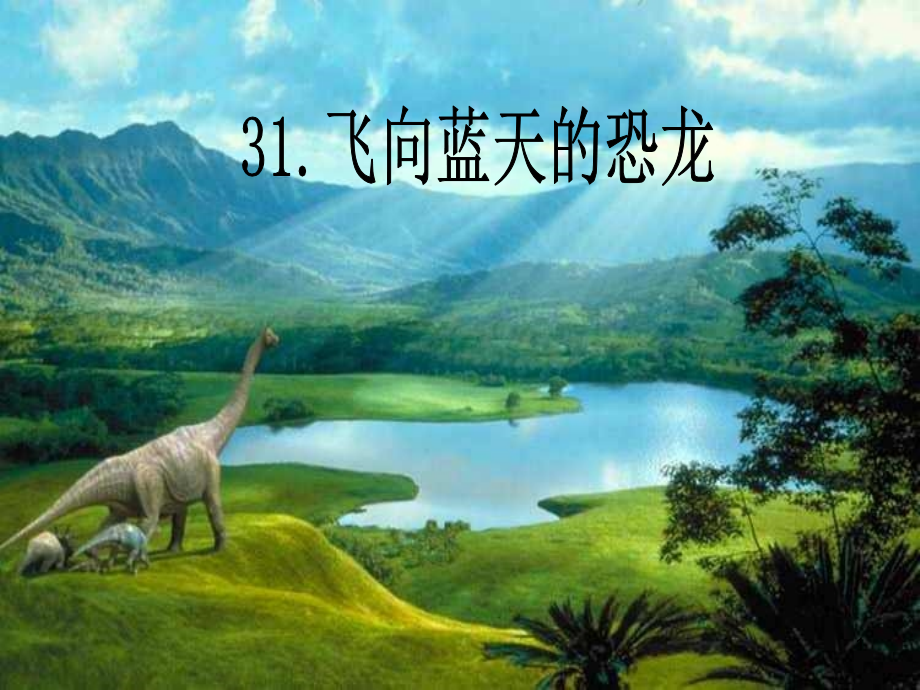 《飞向蓝天的恐龙》ppt课件.ppt_第1页