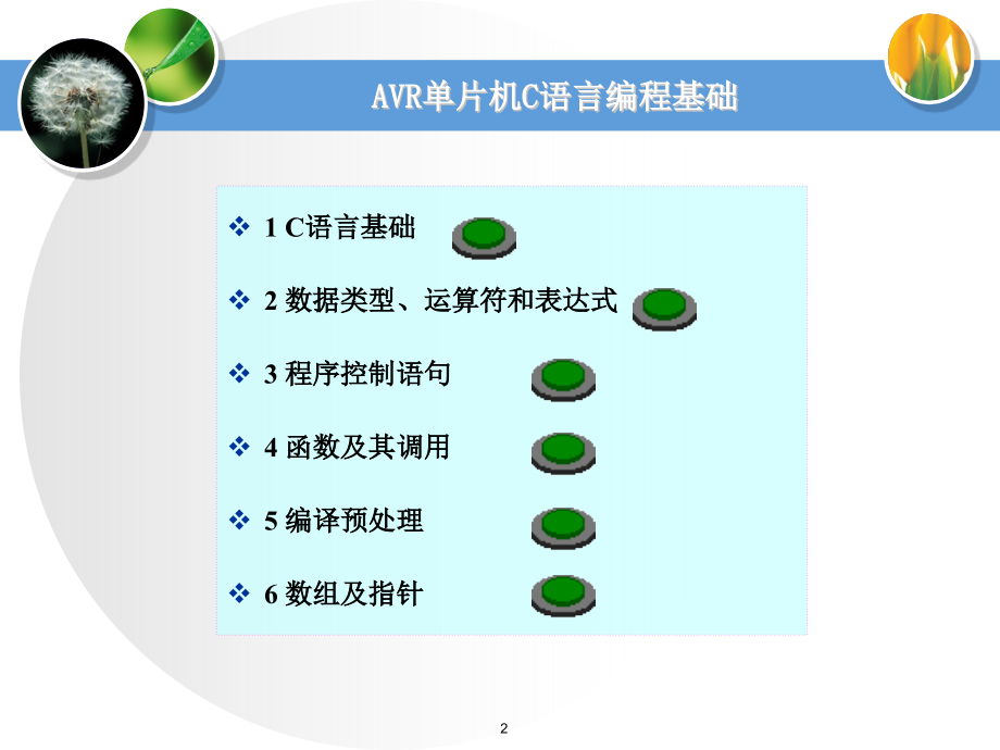 AVR单片机C语言编程PPT学习课件.ppt_第2页