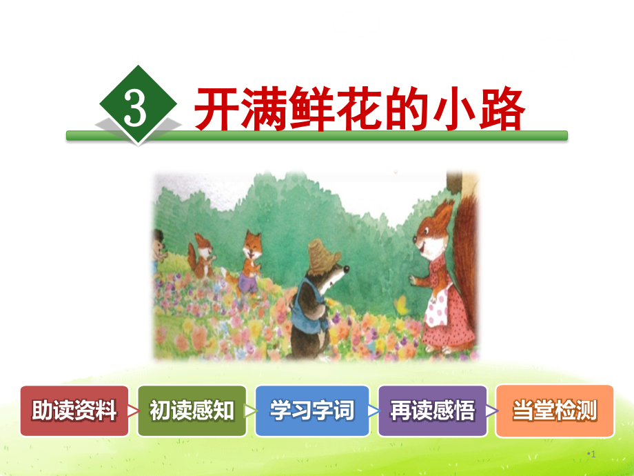 (课件)3.开满鲜花的小路.ppt_第1页