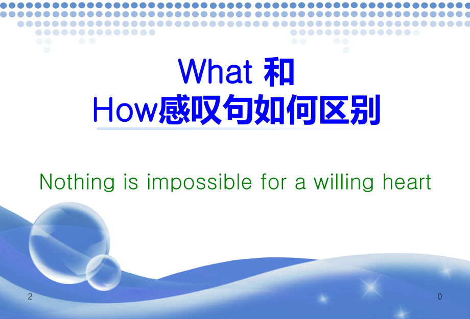 What-和-How感叹句如何区别幻灯片.ppt_第1页