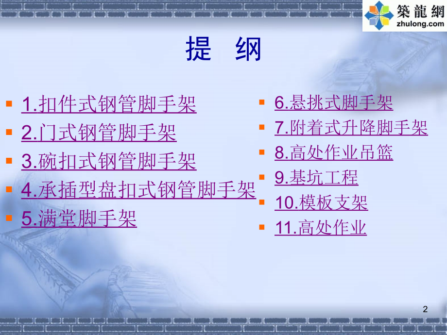 《建筑施工安全检查标准》JGJ59-2011模板脚手架标准规范讲义(课堂PPT).ppt_第2页