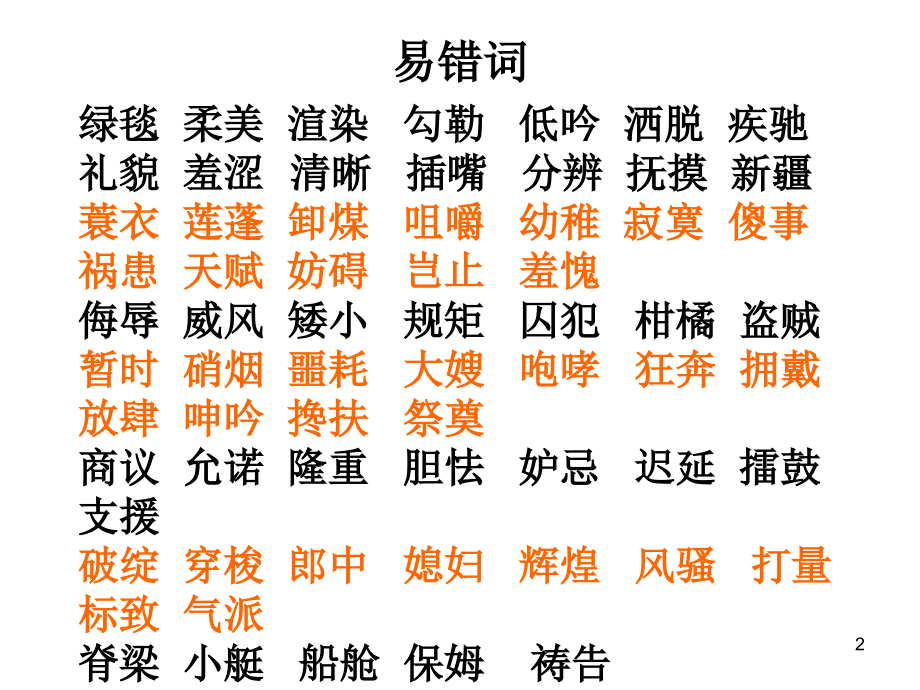 人教版五年级下册语文复习专题(课堂PPT).ppt_第2页