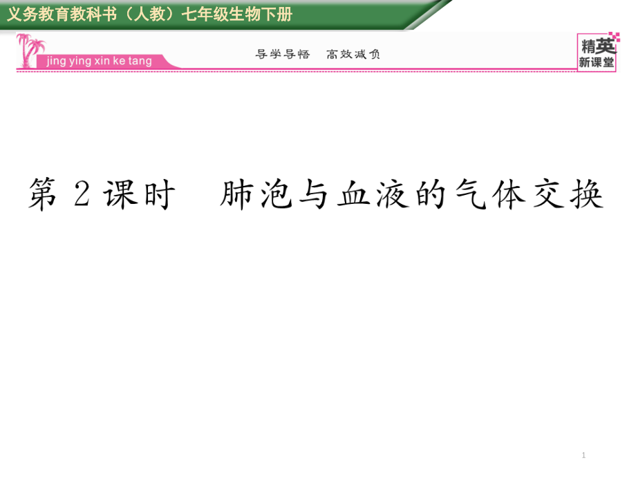 肺与血液的气体交换(课堂PPT).ppt_第1页