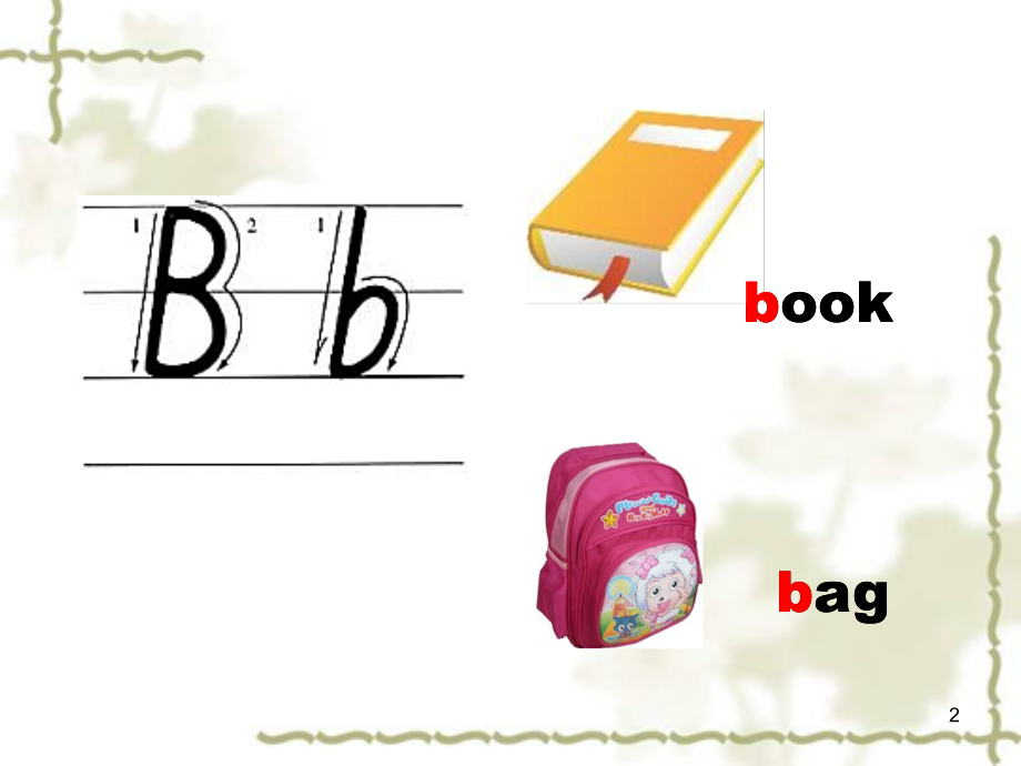 26个英语字母的书写与单词(课堂PPT).ppt_第2页