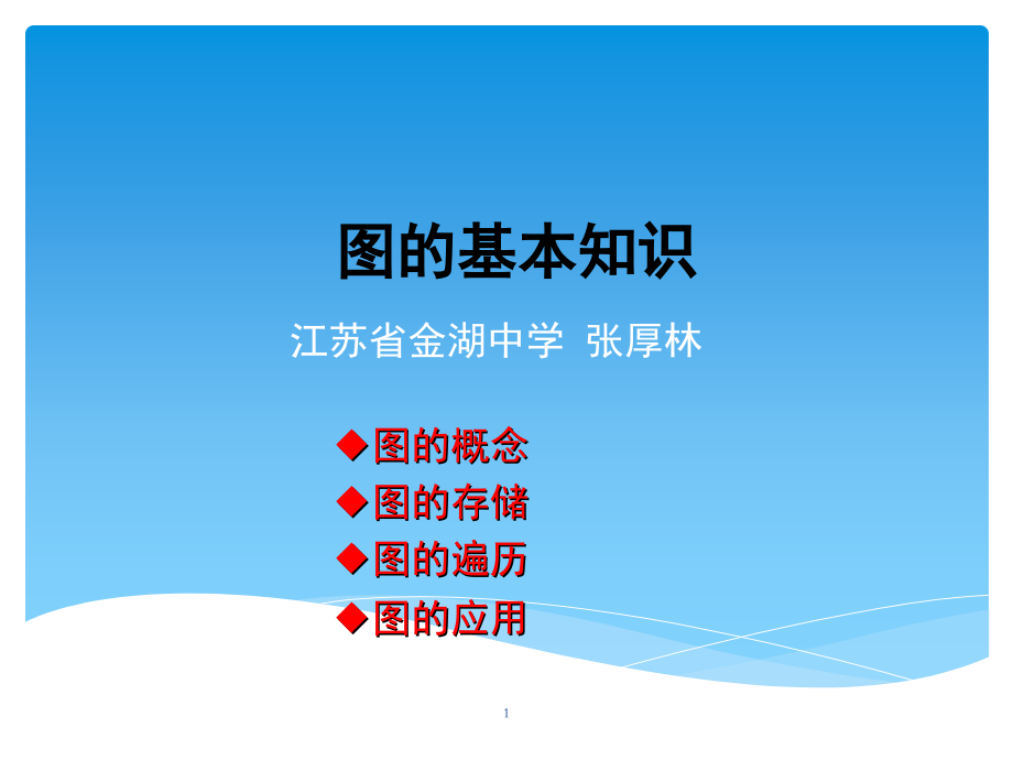 NOIP普及讲座7-图的基本知识(C++版)(课堂PPT).ppt_第1页