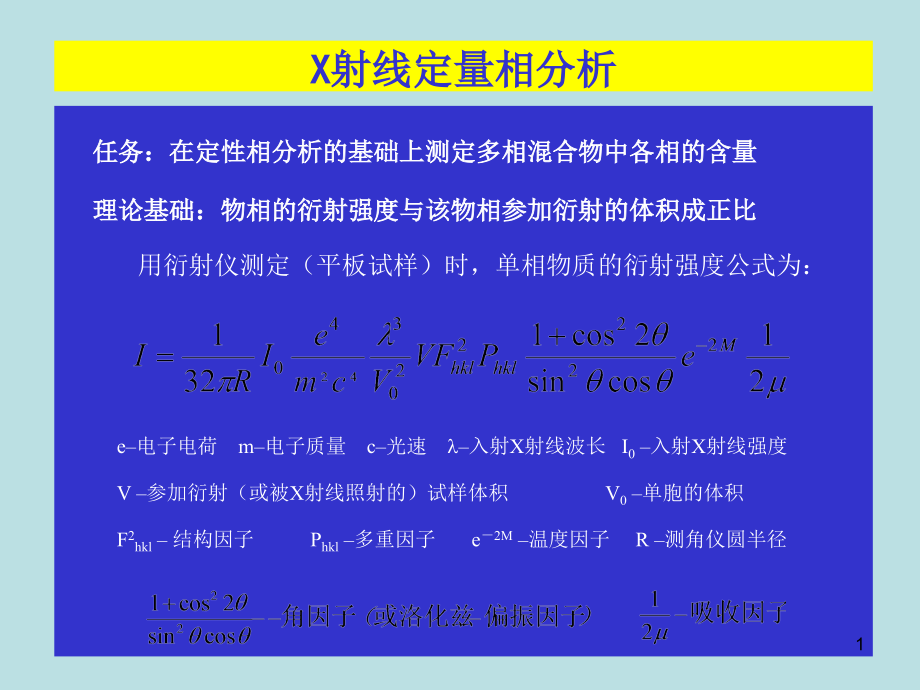 物相定量-XRD分析PPT文档.ppt_第1页