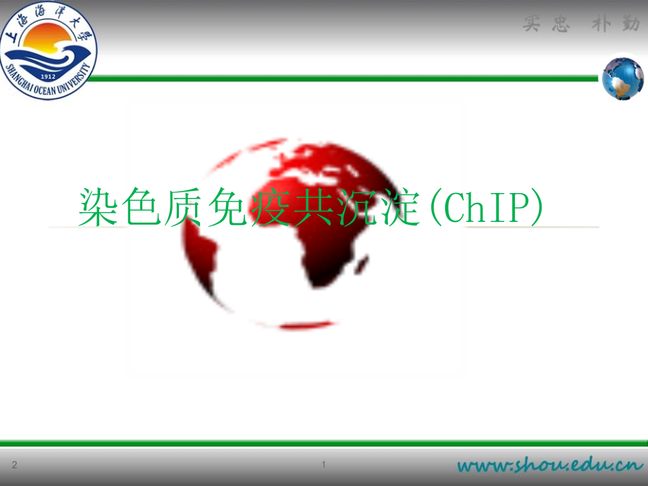 染色质免疫共沉淀PPT学习课件.ppt_第1页