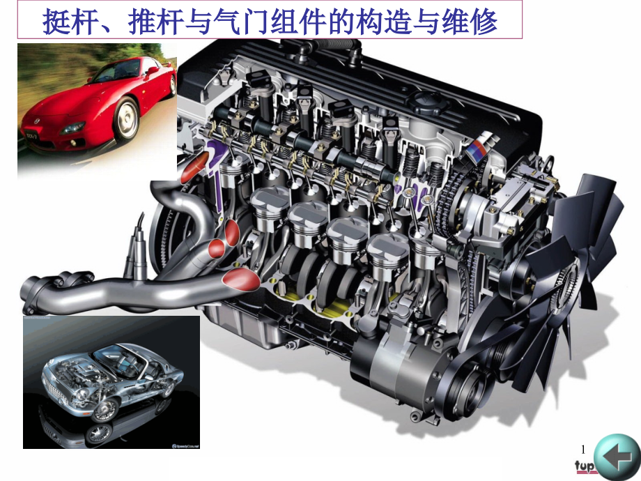 挺杆、推杆与气门组件的构造与维修PPT.ppt_第1页
