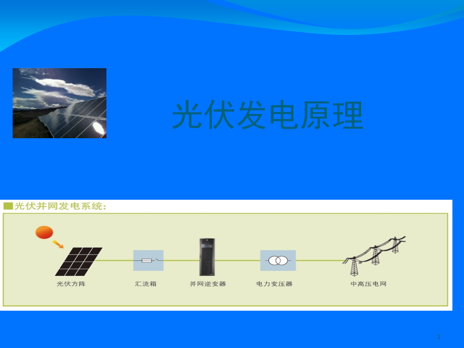 光伏发电原理演示幻灯片.ppt_第1页
