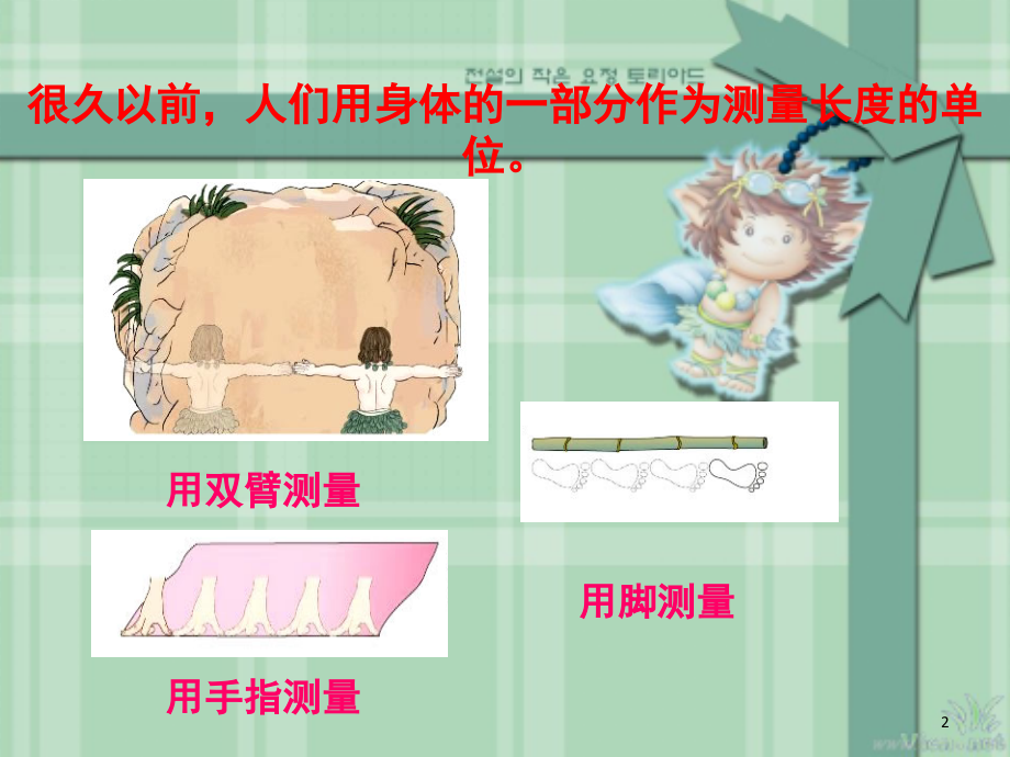 人教版二年级数学上册《长度单位》(课堂PPT).ppt_第2页