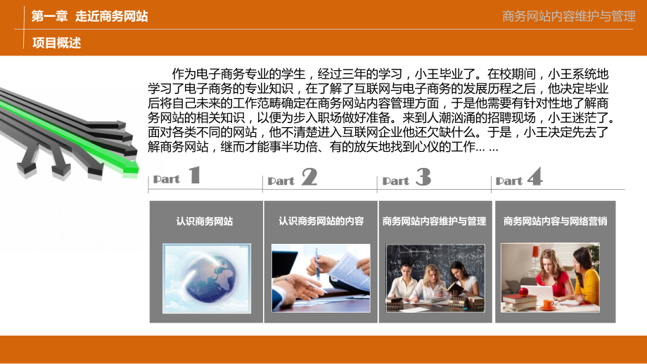 商务网站内容维护与管理课件电子教案.pptx_第2页