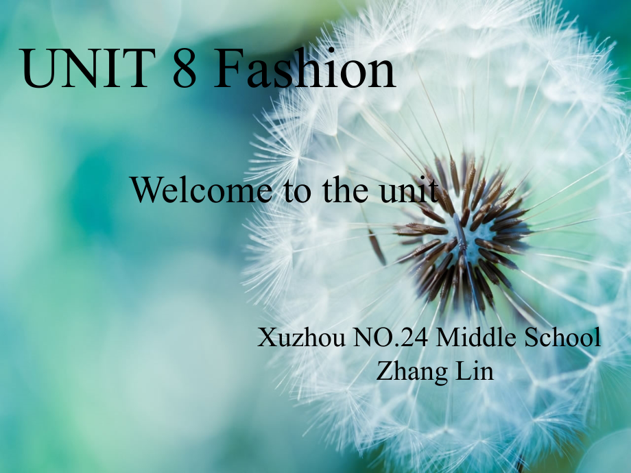 译林牛津版七年级英语上Unit8welcometothisunit公开课教学.pptx_第1页