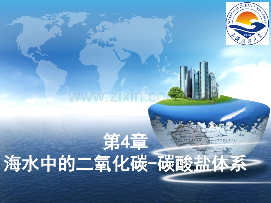 海水中的二氧化碳体系.pptx_第1页